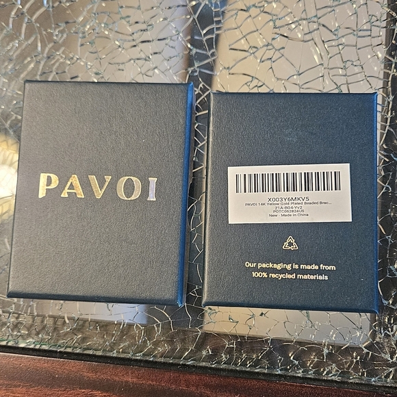 Gold Plate Bead Bracelet - Picture 4 of 4